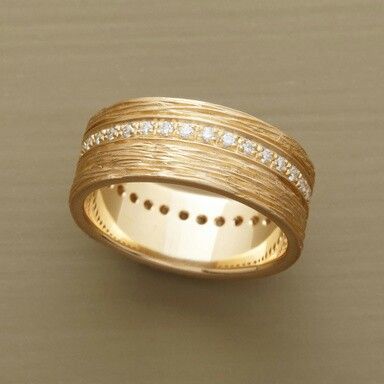 Anello Vintage in Oro con Zirconia Fina