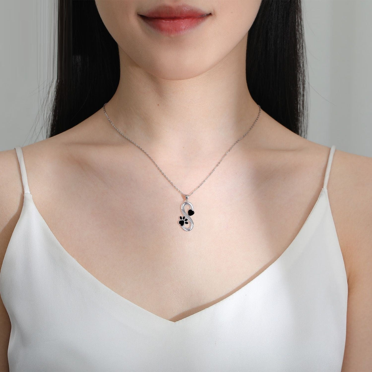 Collana Simbolo Infinito Cuori Orma