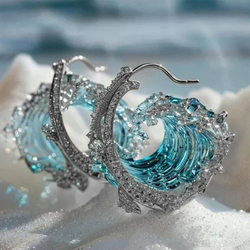 Orecchini “Giuramento dell’Oceano”
