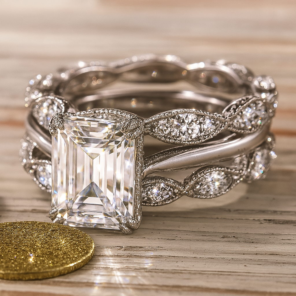 Anello Vintage in Argento Luminoso