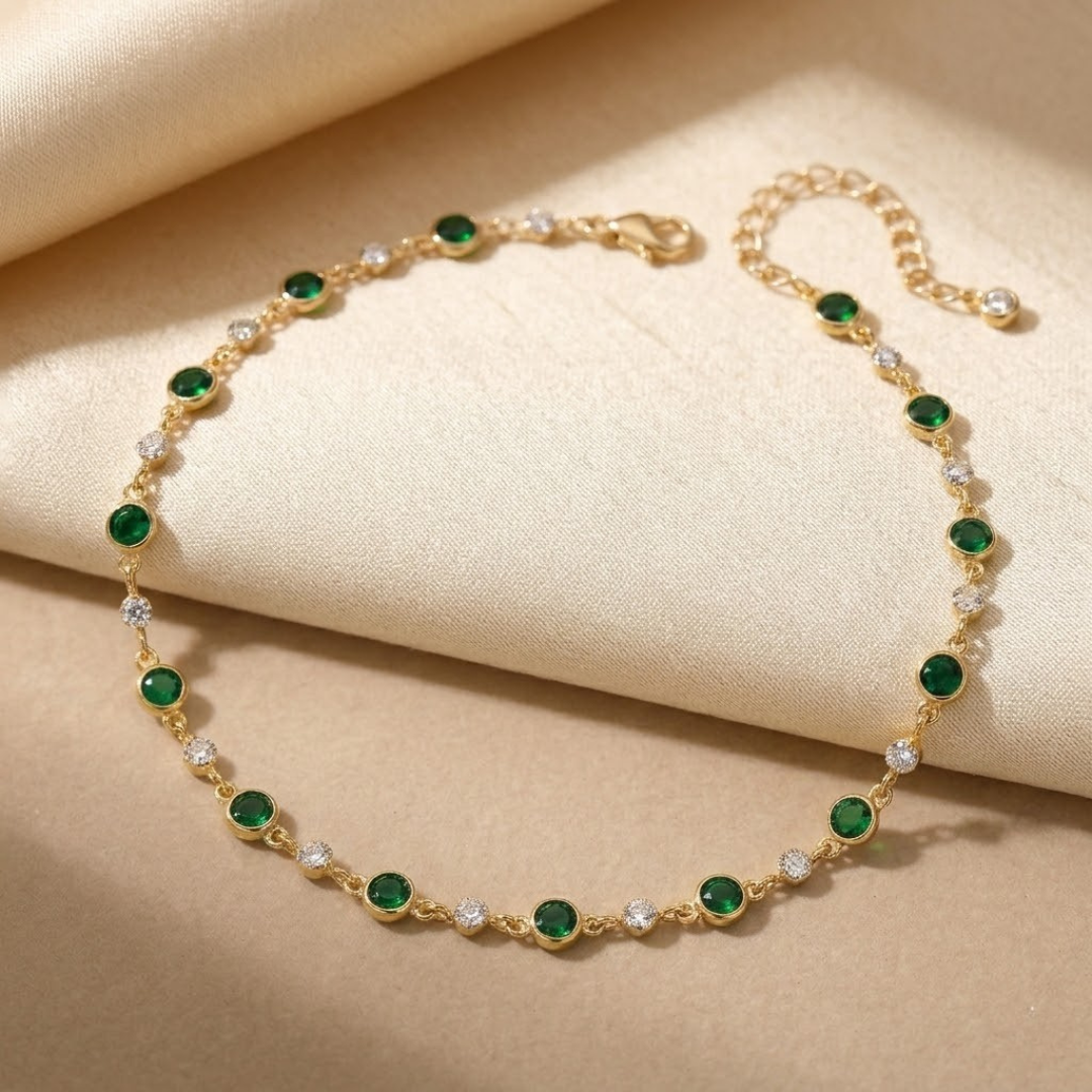 Collana Gold Emerald Station