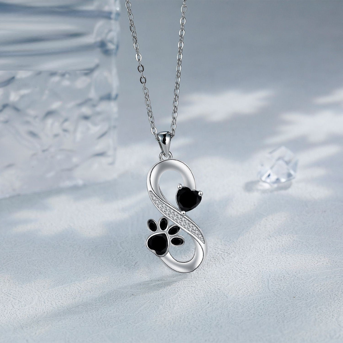 Collana Simbolo Infinito Cuori Orma