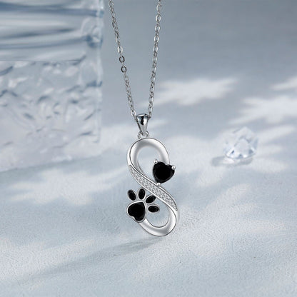 Collana Simbolo Infinito Cuori Orma