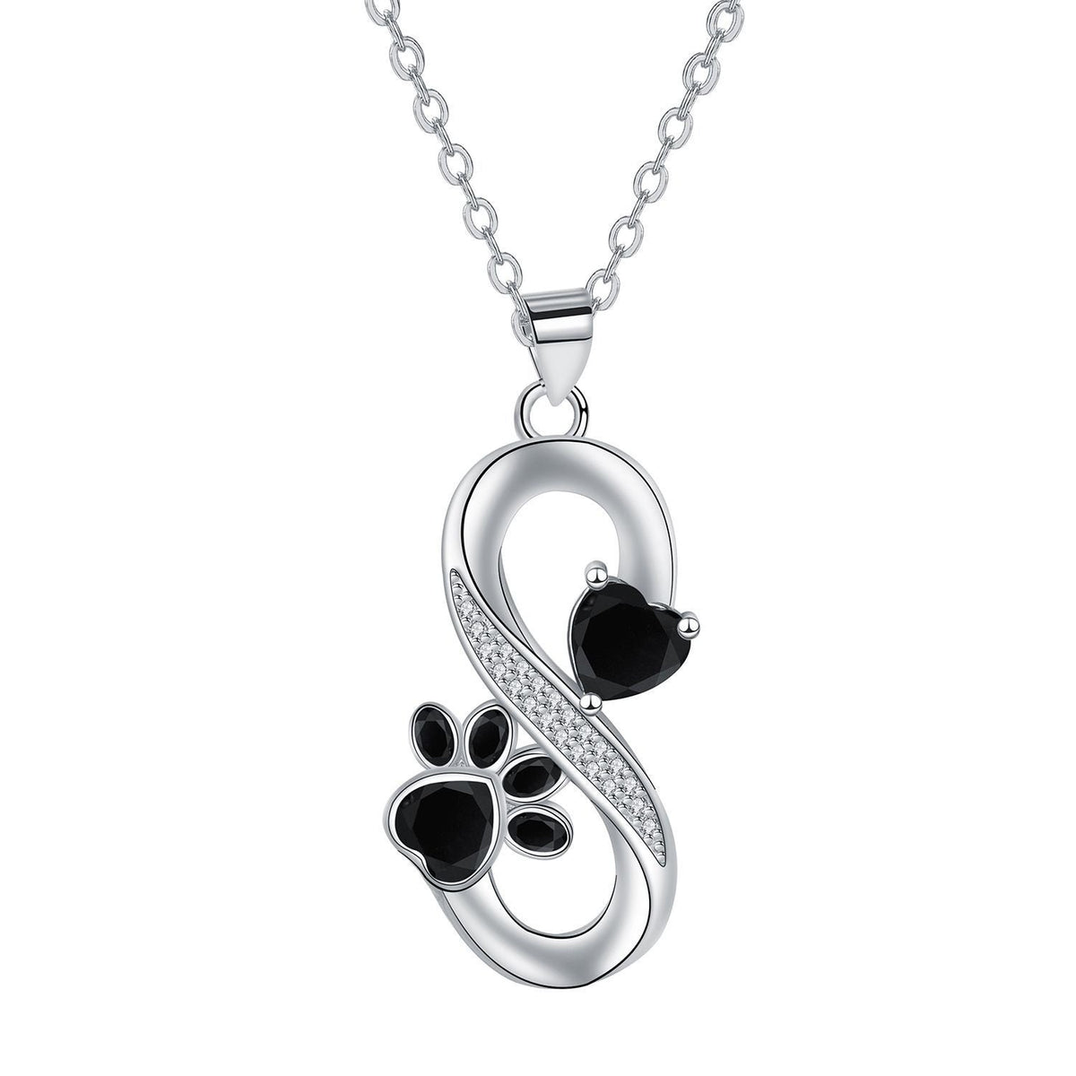 Collana Simbolo Infinito Cuori Orma