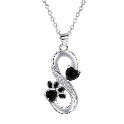 Collana Simbolo Infinito Cuori Orma