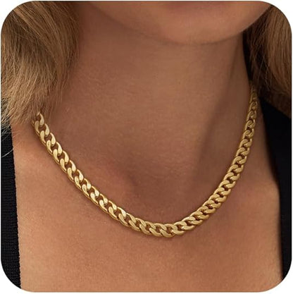 Collier Cuban Link Chunky in Oro