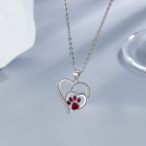 Collana con Impronta di Zampa Carina