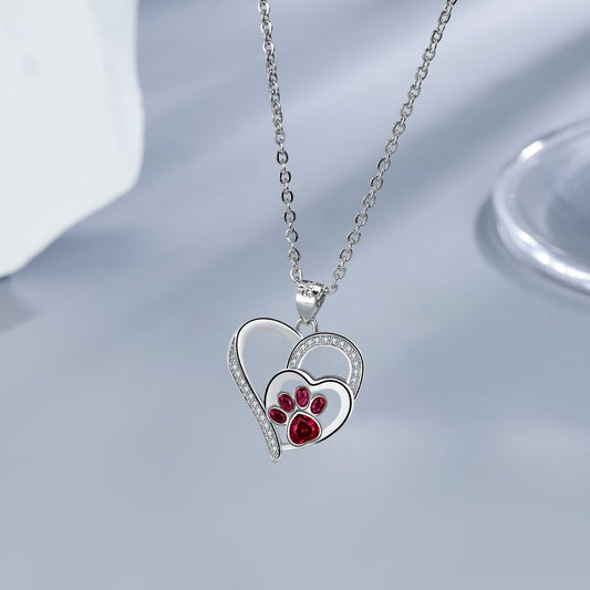 Collana con Impronta di Zampa Carina