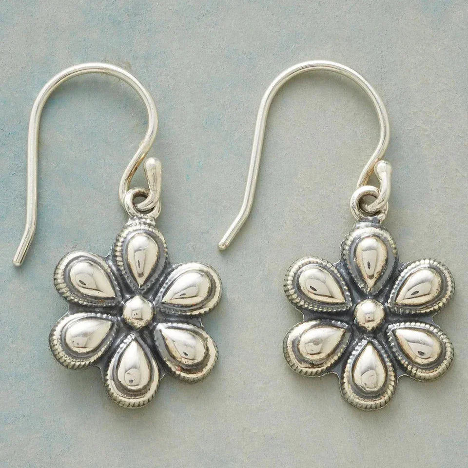 Orecchini Vintage in Argento a Margherita