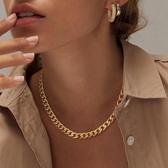 Collier Cuban Link Chunky in Oro