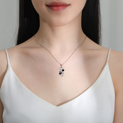 Collana Simbolo Infinito Cuori Orma