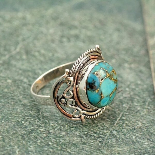 Anello Boho con Turchese