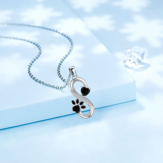 Collana Simbolo Infinito Cuori Orma
