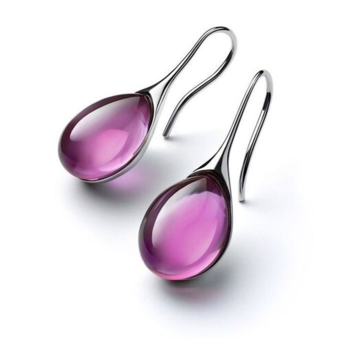 Orecchini a Goccia in Oro e Argento