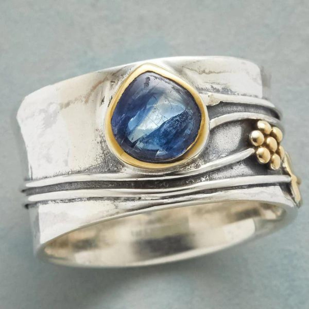 Anello Boho Meditativo con Gemme Naturali