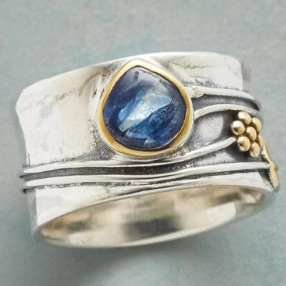 Anello Boho Meditativo con Gemme Naturali