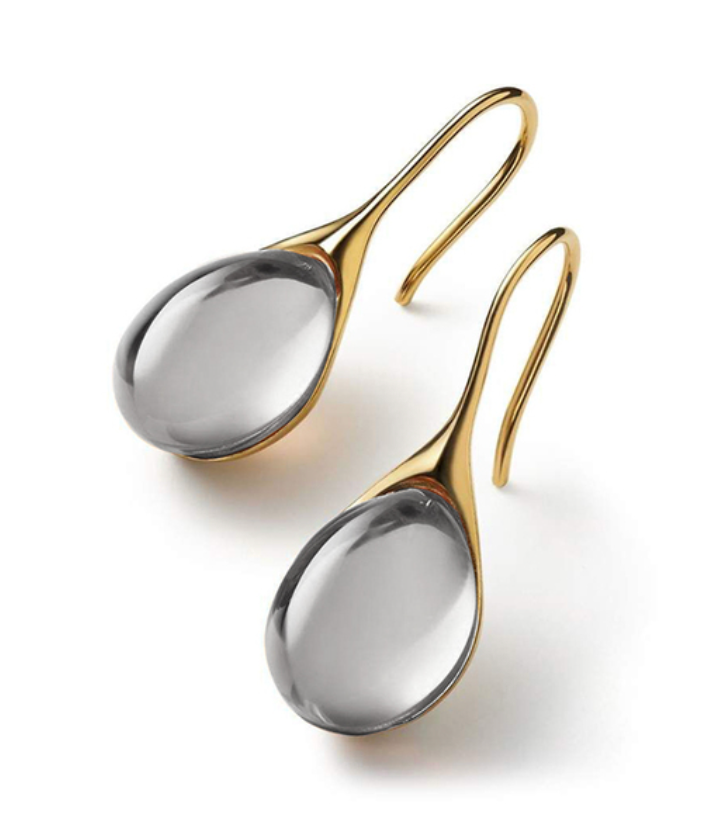 Orecchini a Goccia in Oro e Argento
