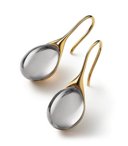 Orecchini a Goccia in Oro e Argento