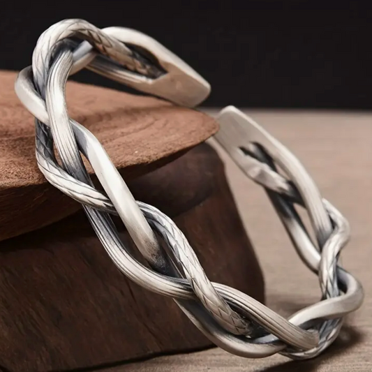 Bracciale Intrecciato in Argento