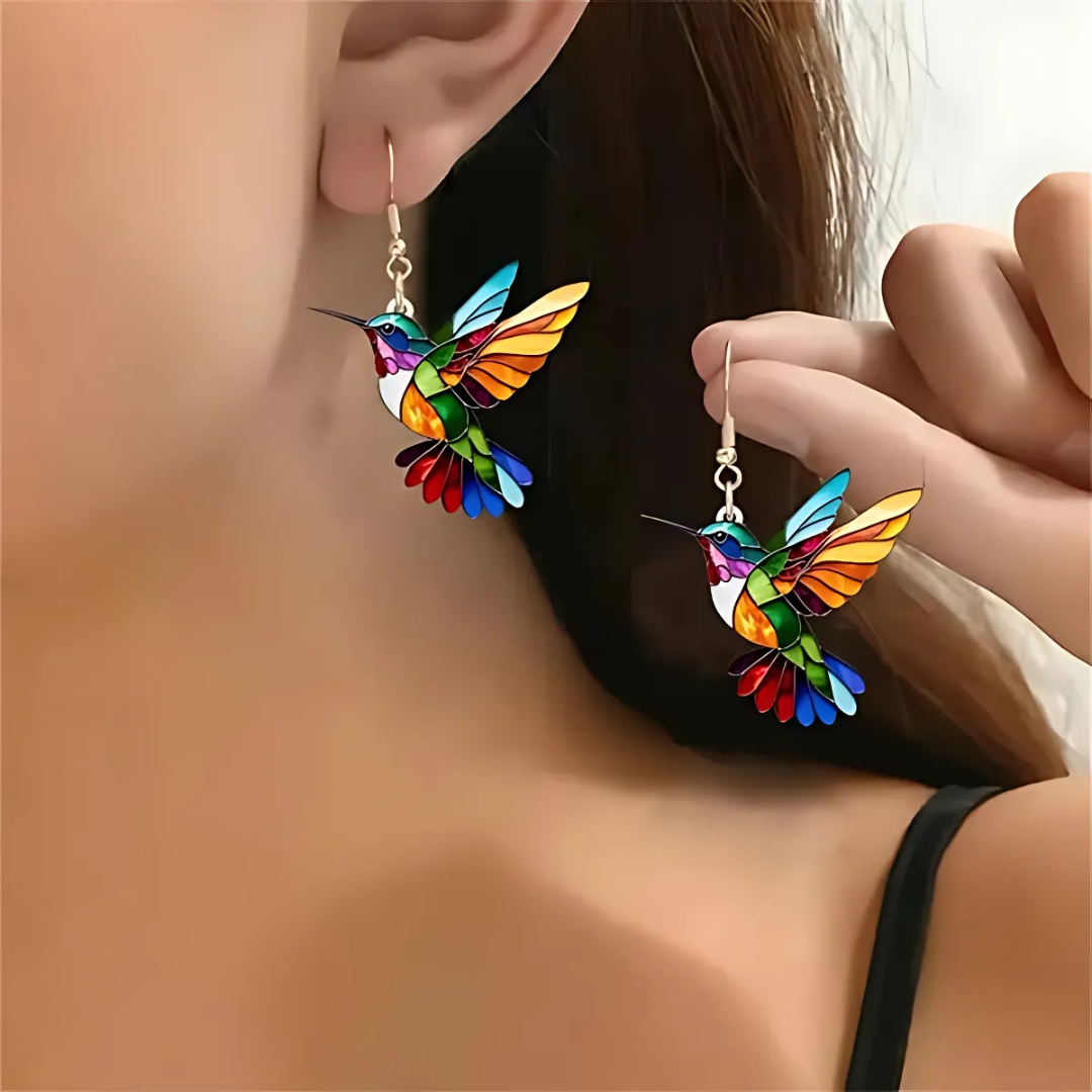 Collana Colibrì con Orecchini in Omaggio