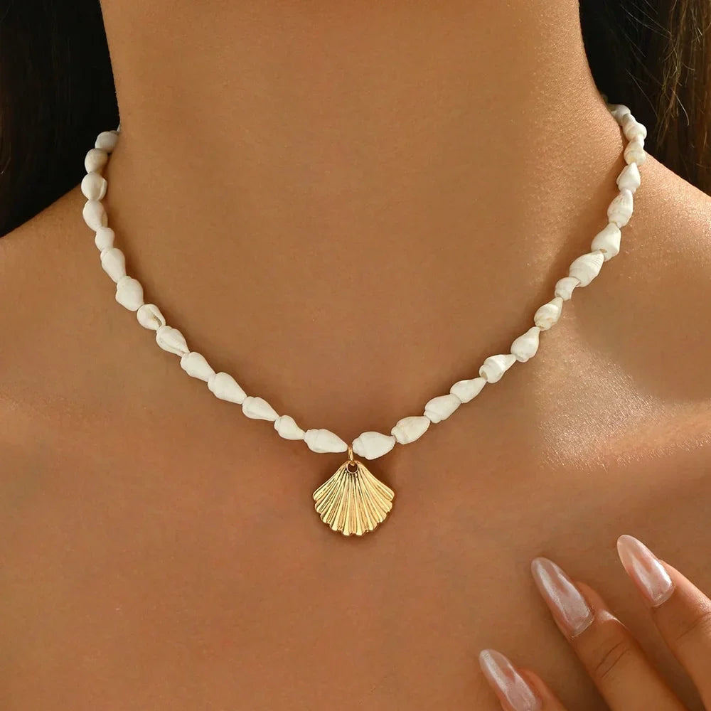 Collana “Ocean Dreams” con Pendente a Conchiglia