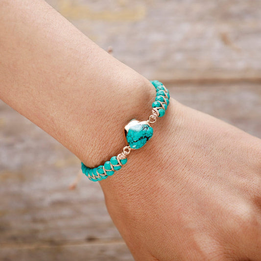 Bracciale in Turchese Naturale