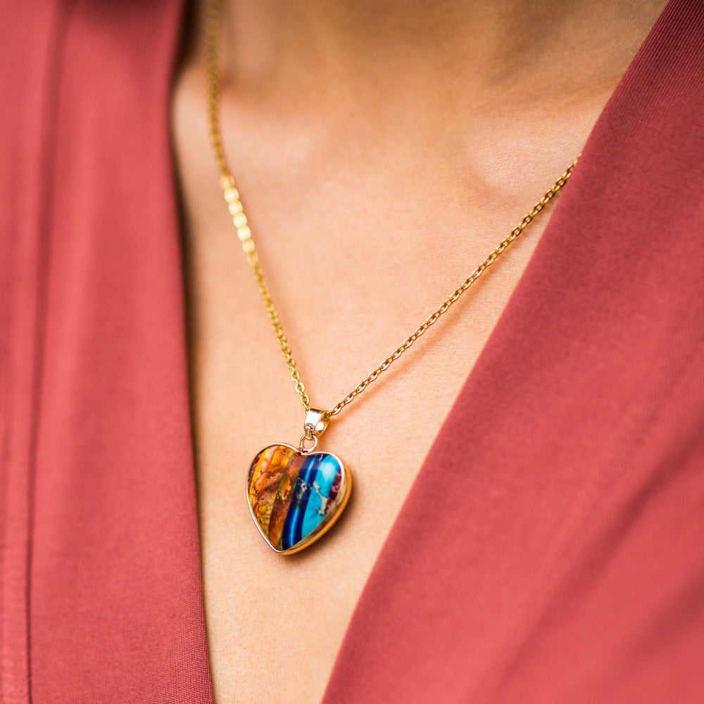 Collana Amore Jasper Chakra