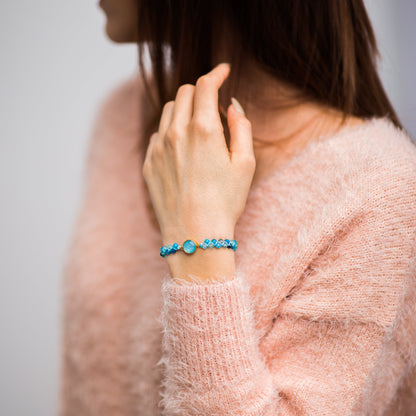 Bracciale in Opale Trasparente