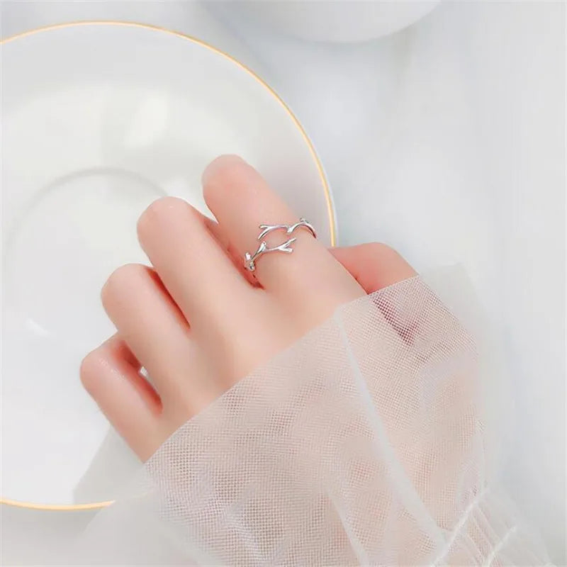 Anello a Ramo in Argento Sterling 925