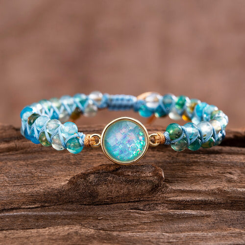 Bracciale in Opale Trasparente