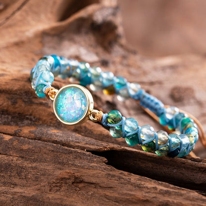 Bracciale in Opale Trasparente