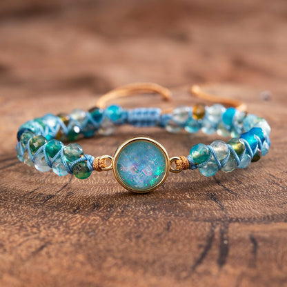 Bracciale in Opale Trasparente