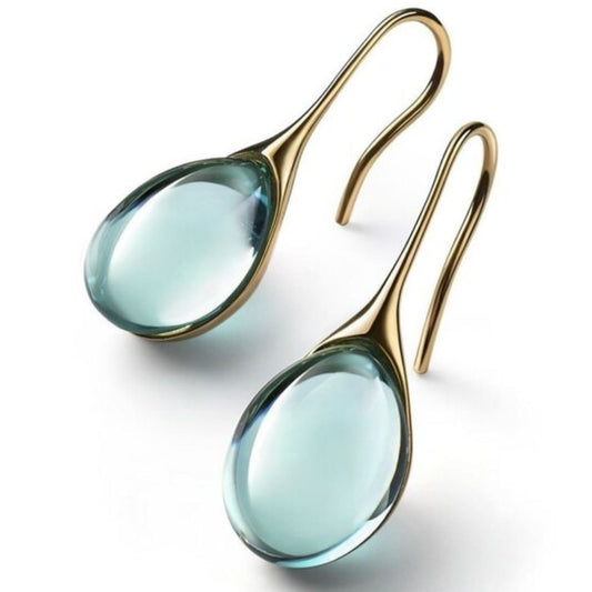 Orecchini a Goccia in Oro e Argento