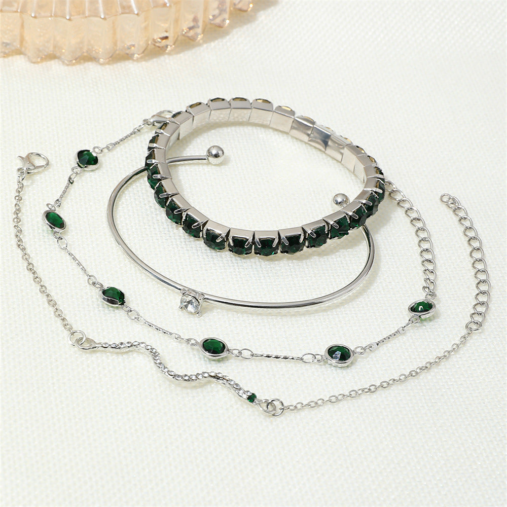 Set di Bracciali Celina Fairwyn | Oro Bianco