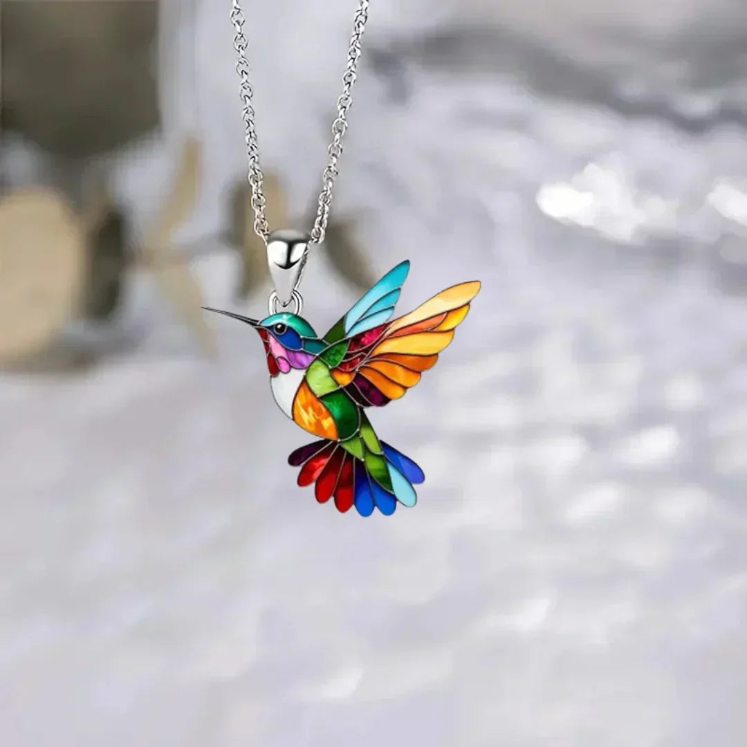 Collana Colibrì con Orecchini in Omaggio