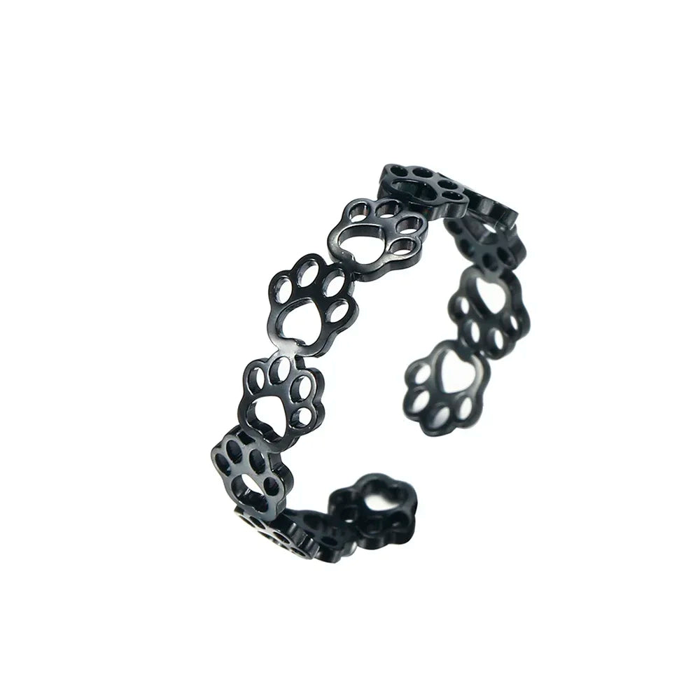 Anello Zampa Regolabile in Argento 925