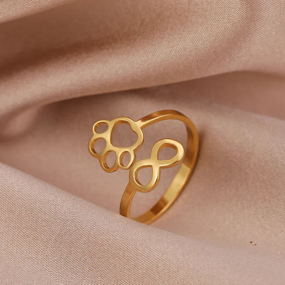 Anello Infinito Regolabile – Acciaio Inossidabile