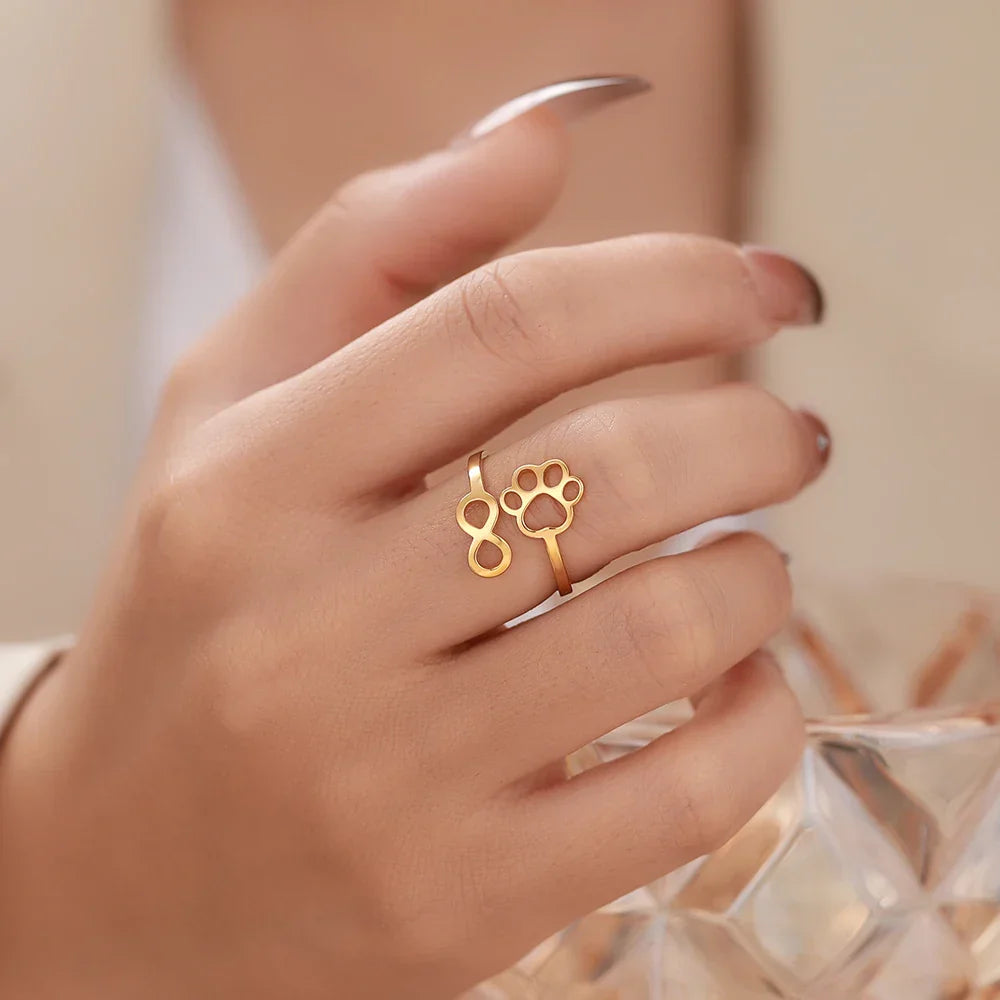 Anello Infinito Regolabile – Acciaio Inossidabile