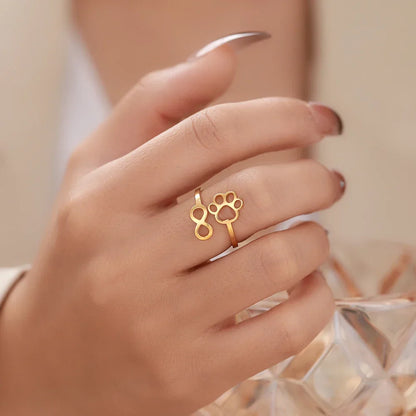 Anello Infinito Regolabile – Acciaio Inossidabile