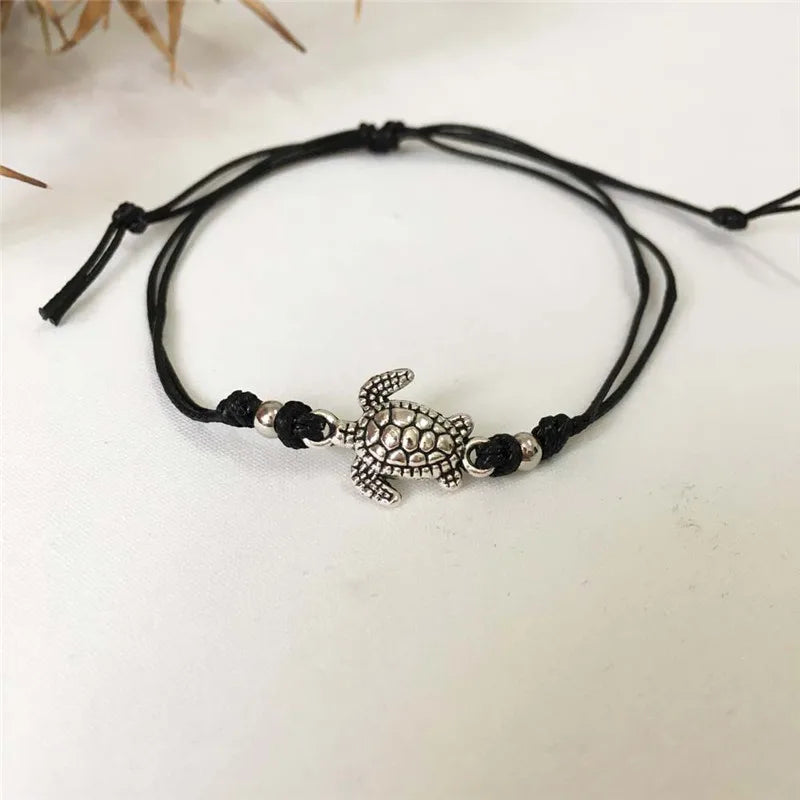 Bracciale alla Caviglia in Pelle di Tartaruga Marina