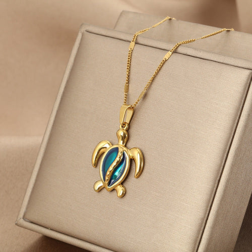 Collana della Tartaruga Blu Sogni d’Oceano