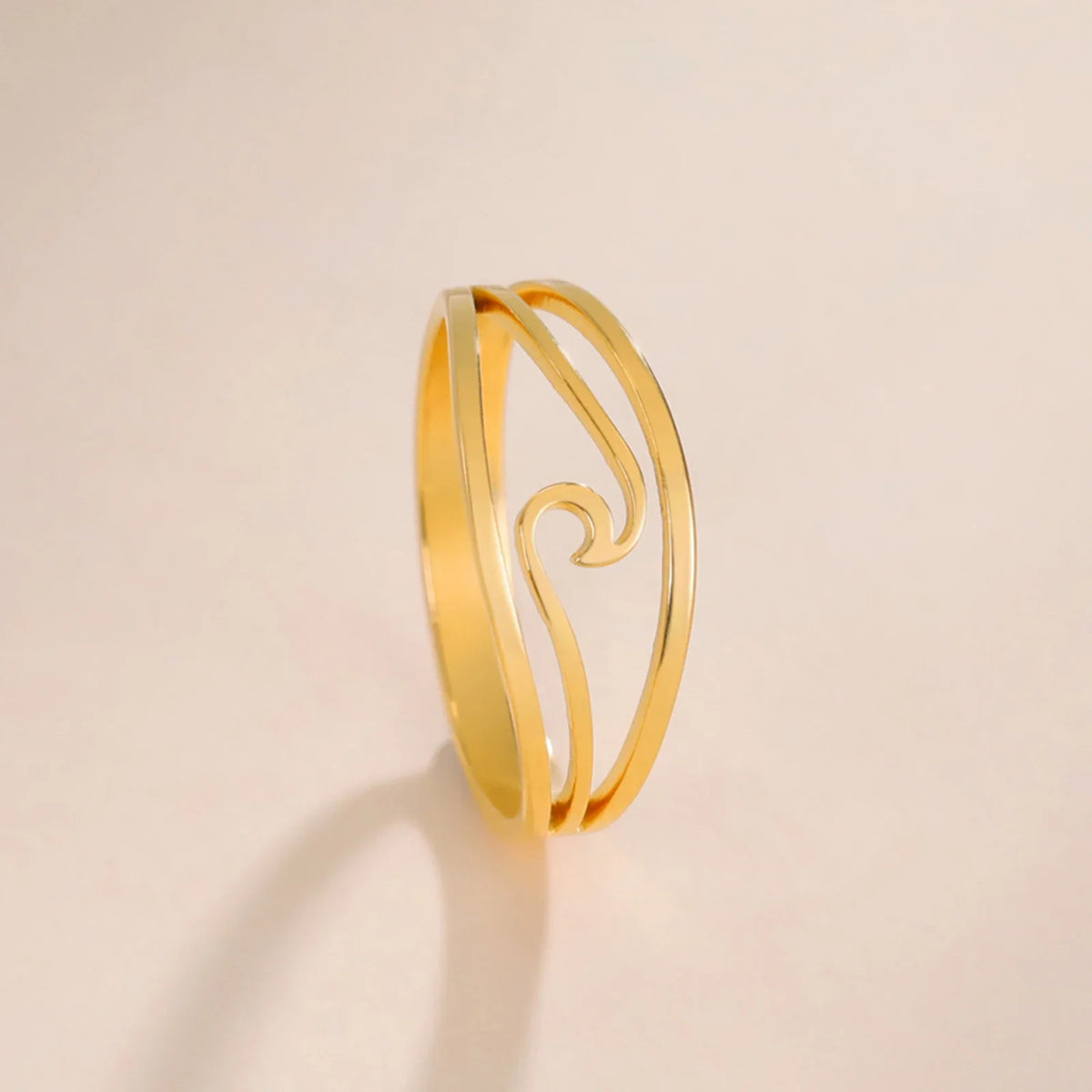 Anello “Onda Ocean” in Oro