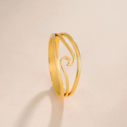 Anello in Oro “Onda dell'Oceano”