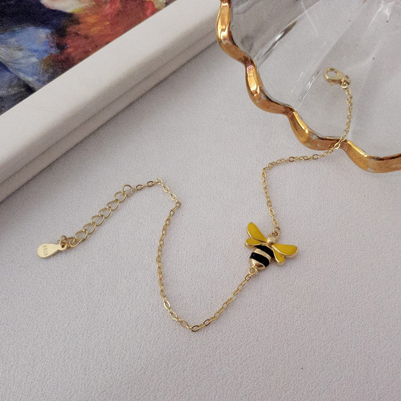 Bracciale Ape Regina in Argento 925 Placcato Oro 18K