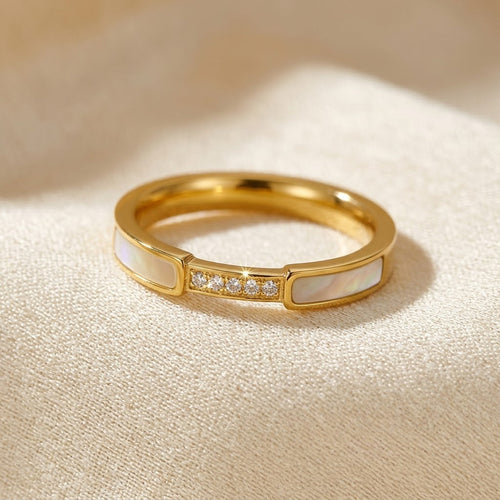 Anello in Oro Intarsiato
