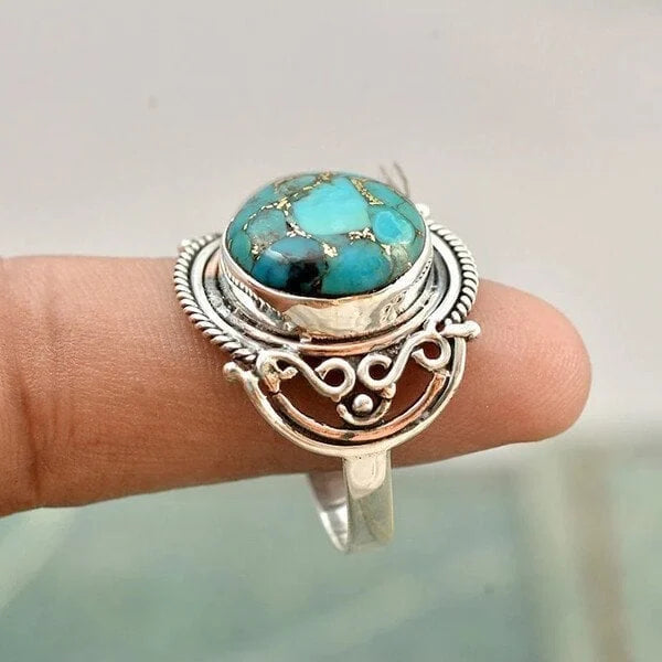 Anello Boho con Turchese