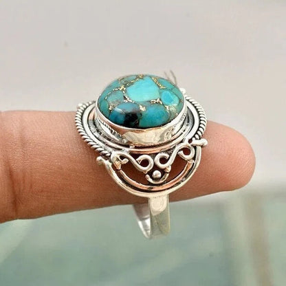Anello Boho con Turchese