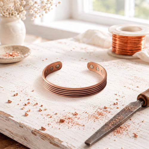 Copper Rose Stria Bracelet