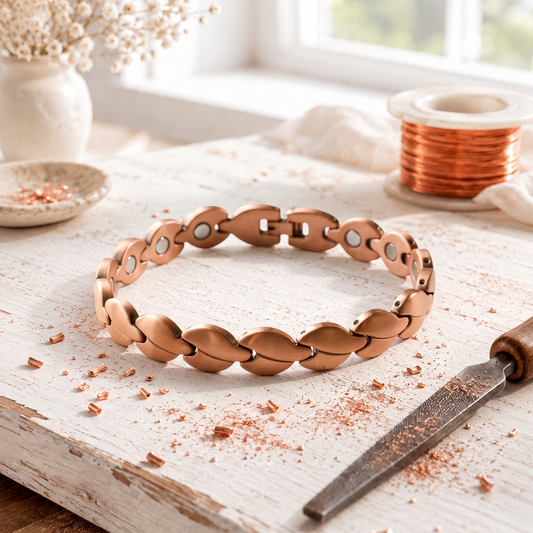 Pink Copper Seed Bracelet