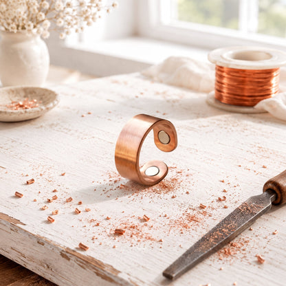 Rose Ember Copper Ring